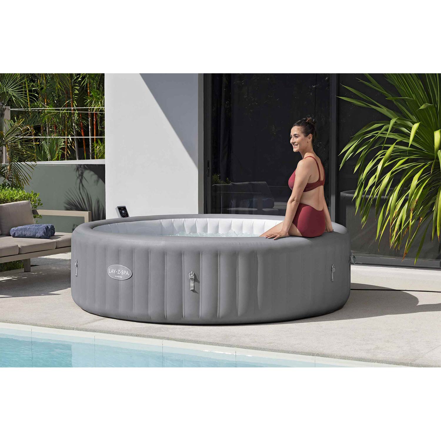 Dmuchane SPA ogrodowe Lay-Z Hawaii 8 osobowe hydromasaż Bestway 6001J