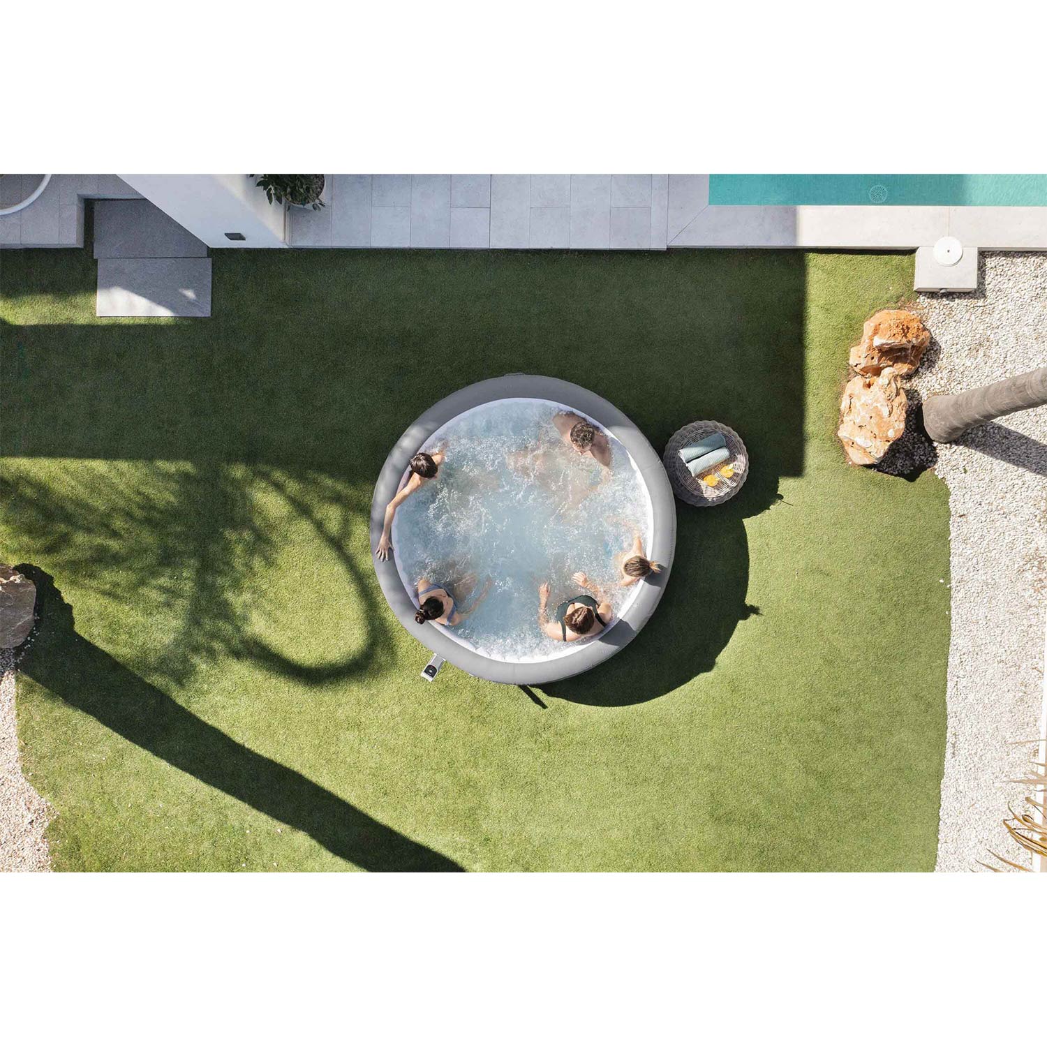 Dmuchane SPA ogrodowe Lay-Z Hawaii 8 osobowe hydromasaż Bestway 6001J
