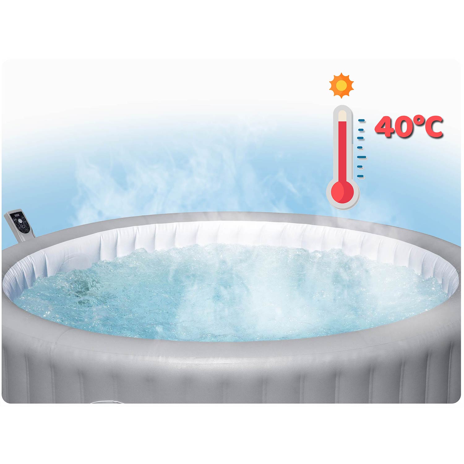 Dmuchane SPA ogrodowe Lay-Z Hawaii 8 osobowe hydromasaż Bestway 6001J