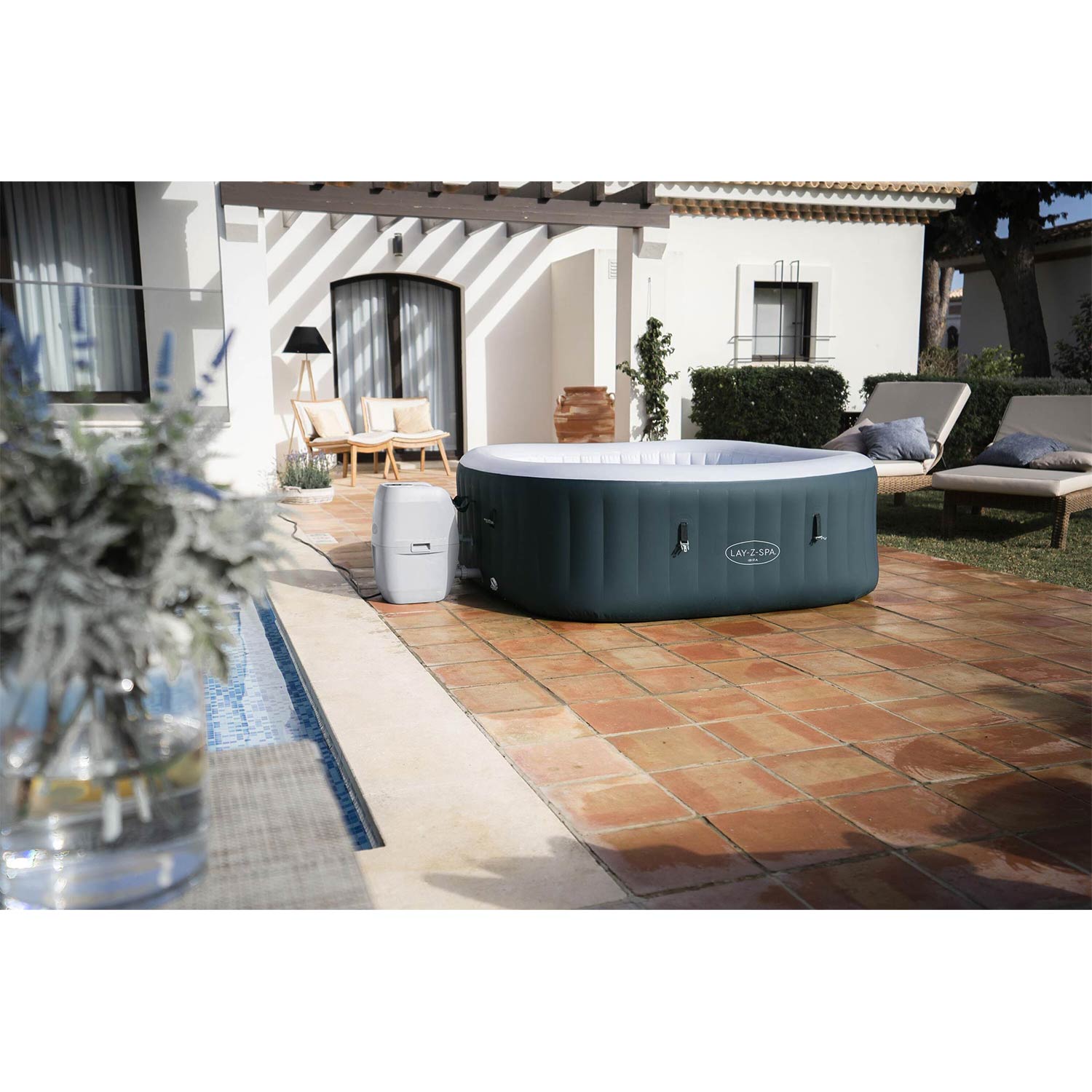 Dmuchane SPA ogrodowe Lay-Z Ibiza 6 osobowe hydromasaż Bestway 6002U