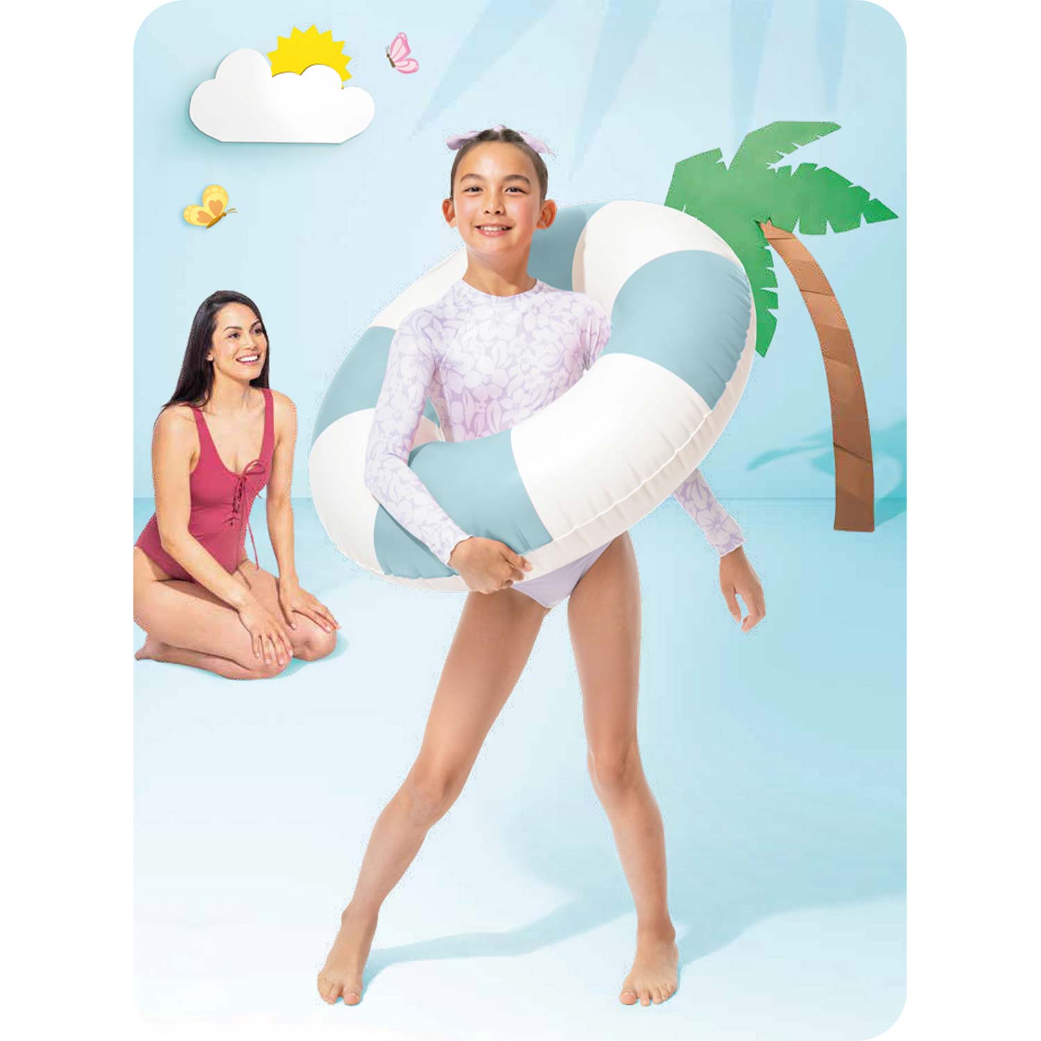 Duże dmuchane koło do pływania 91 cm INTEX - 59271