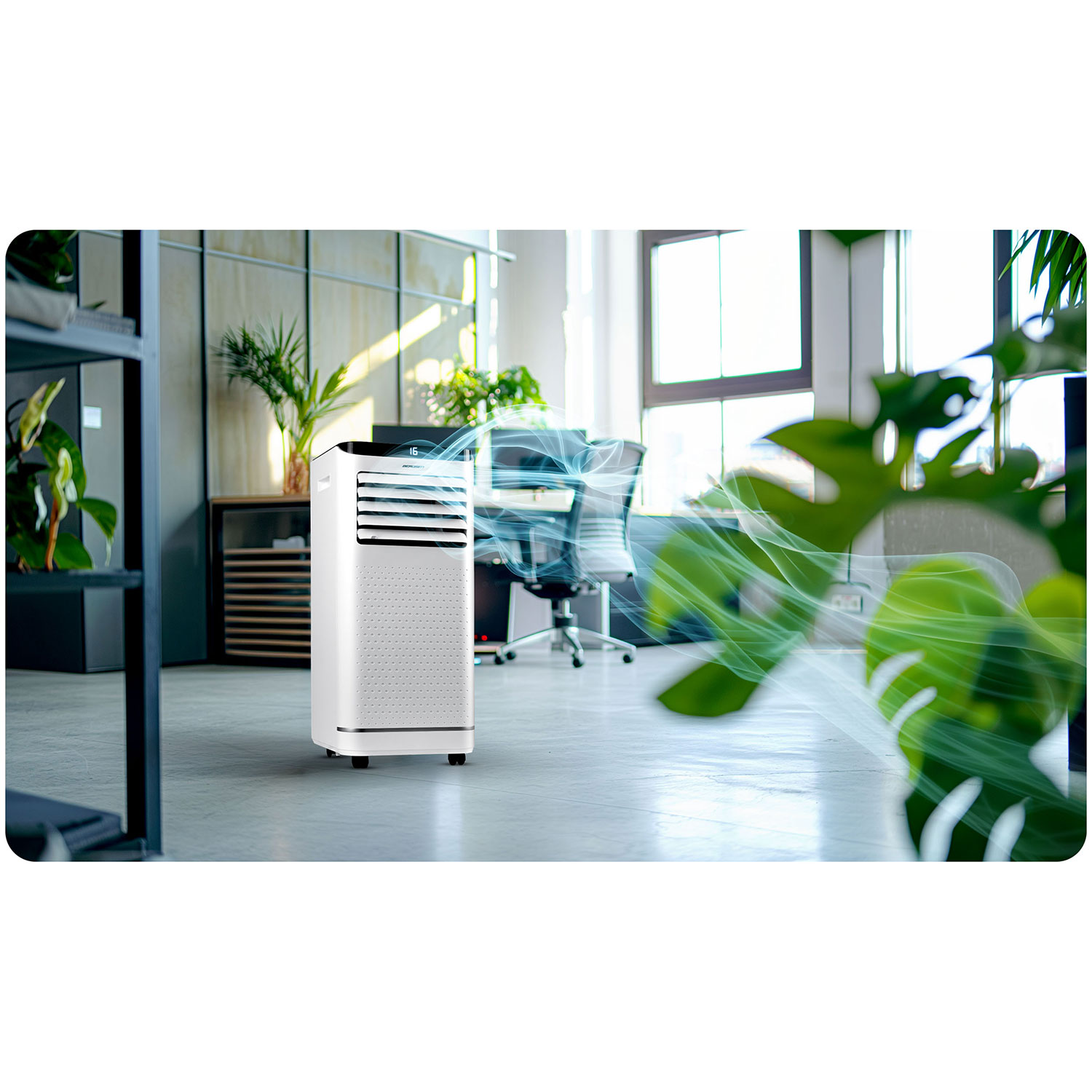  Klimatyzator przenośny osuszacz z uszczelką okienną 9000 BTU Berdsen BD-583