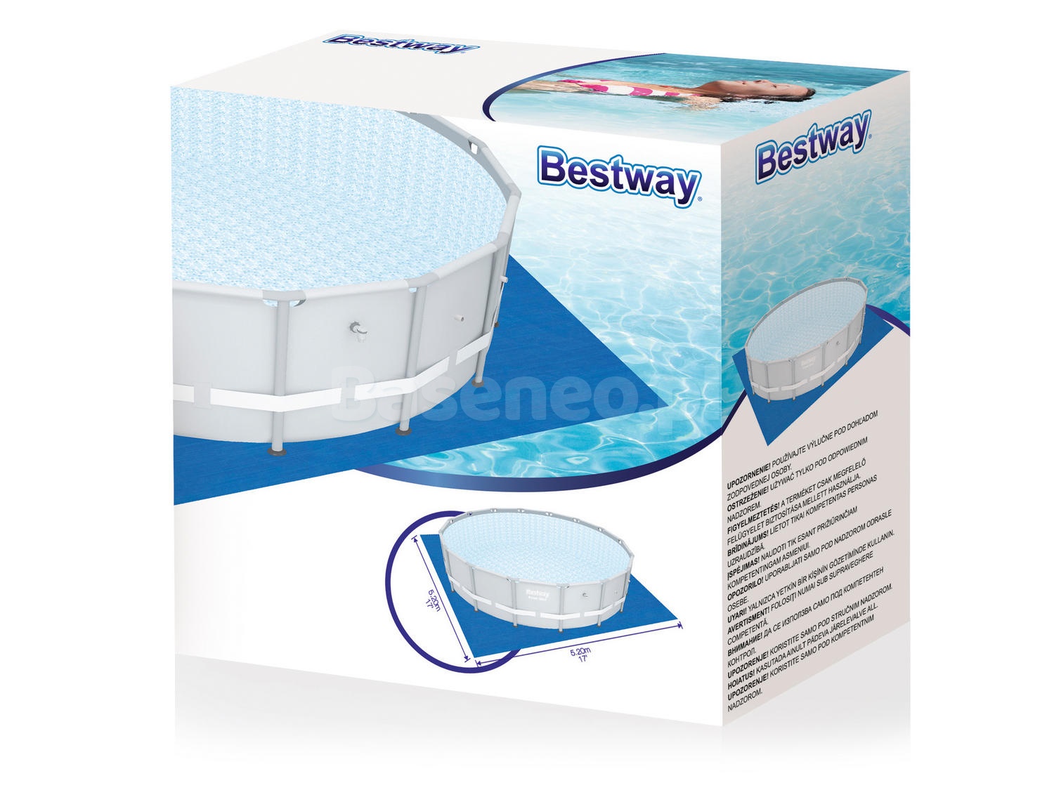Mata pod basen - 520 x 520 cm Bestway 58251