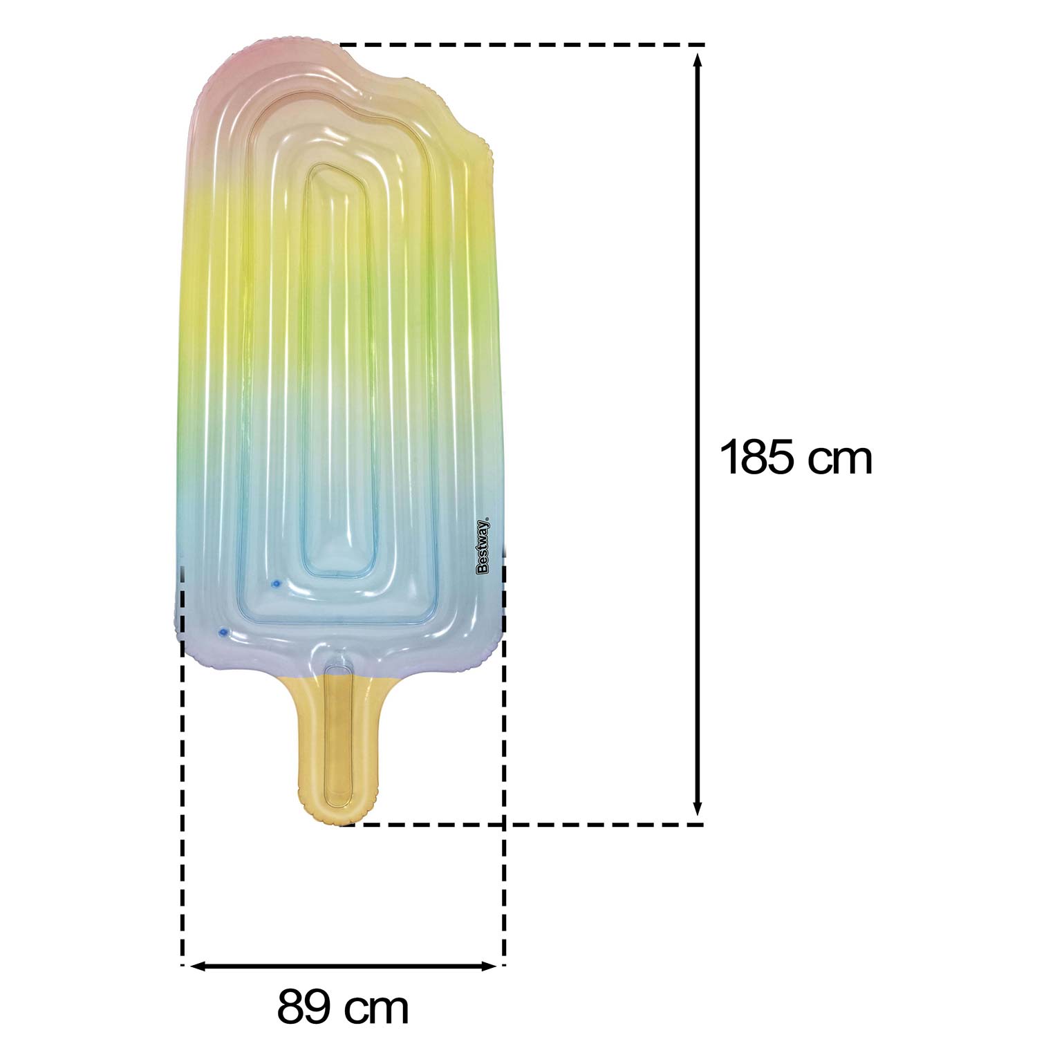 Materac dmuchany do pływania plażowy 152x71cm Bestway 43161N