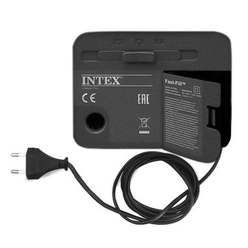 Materac dmuchany z wbudowaną pompką elektryczną jednoosobowy INTEX 64116