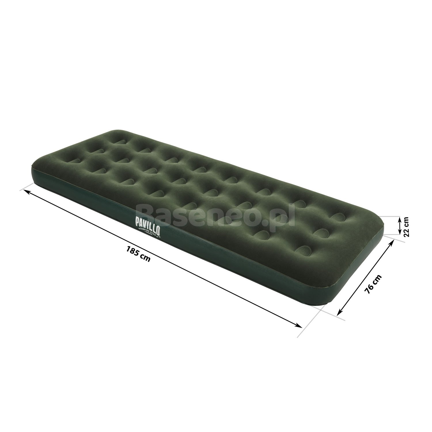 Materac turystyczny Single 1os. 185 x 76 x 22 cm Bestway 67446 