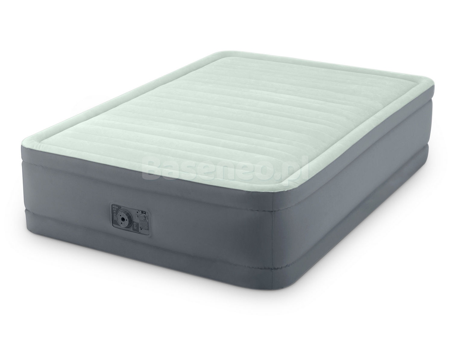 Materac welurowy PremAire z wbudowaną pompką 137 x 191 x 46 cm INTEX 64904