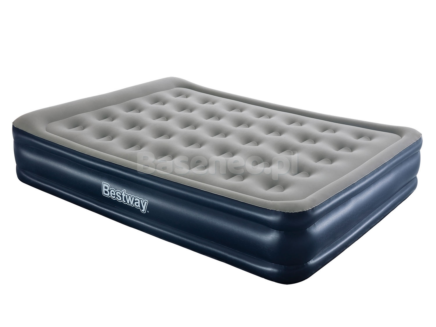Materac welurowy QUEEN z pompką 203 x 152 x 43 cm Bestway 67600