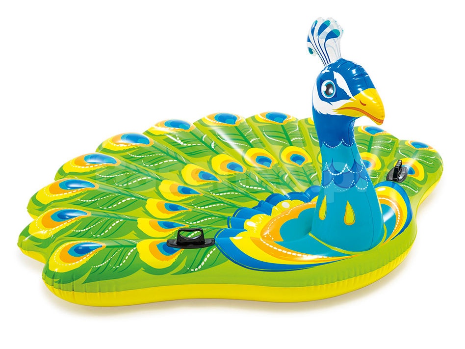 Pływająca wyspa Paw 193 x 163 x 94 cm INTEX 57250