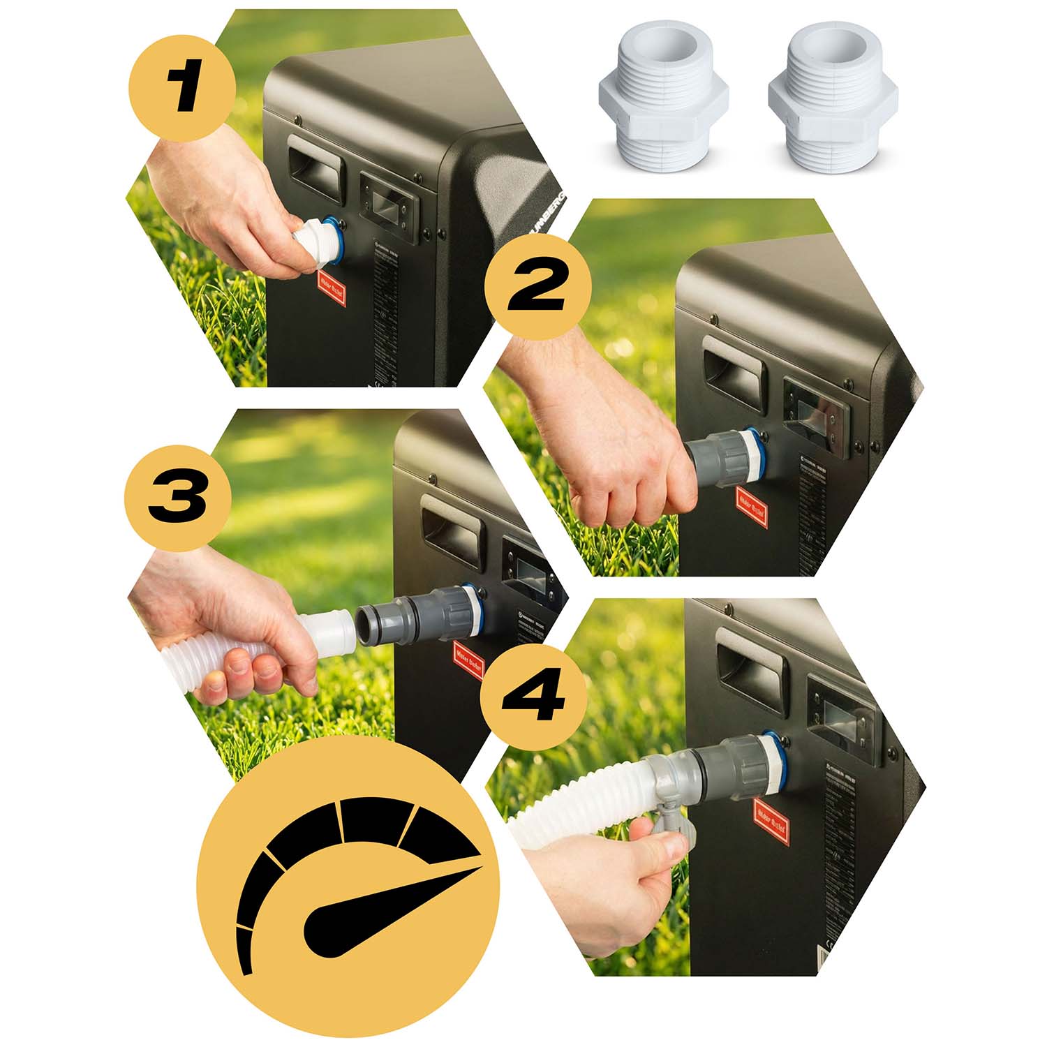 Pompa ciepła do basenu spa podgrzewacz wody 5kw Humberg HM-910