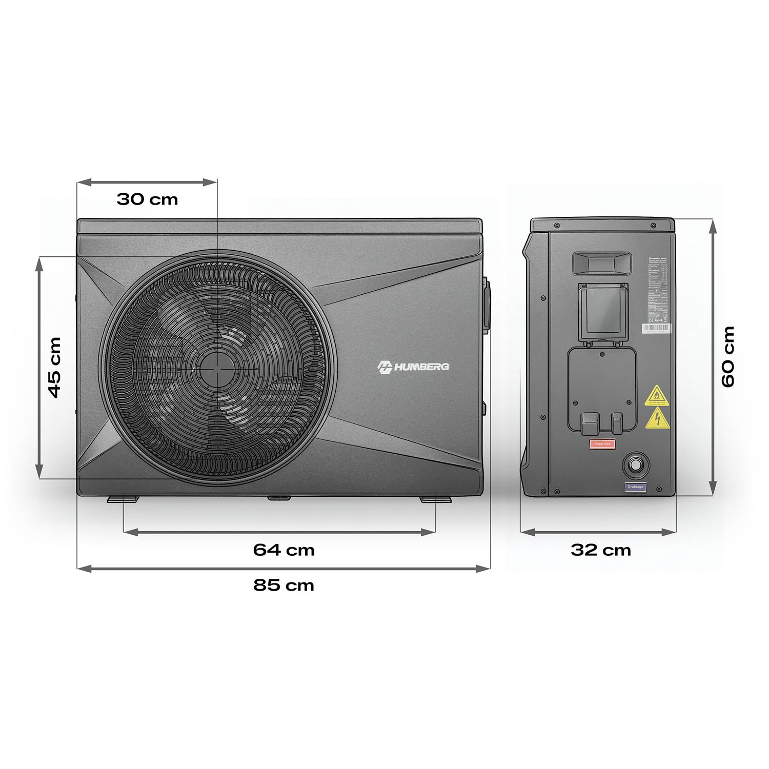 Pompa ciepła do basenu spa podgrzewacz wody 10kw Humberg HM-912