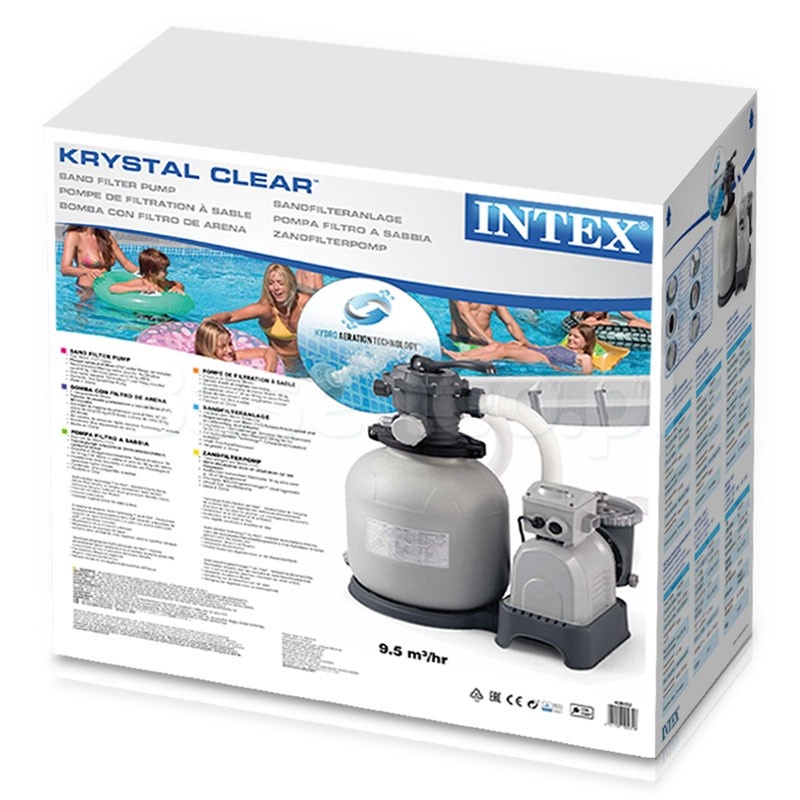 Pompa filtrująca piaskowa 12000 l/h +PIASEK 50kg INTEX 28652