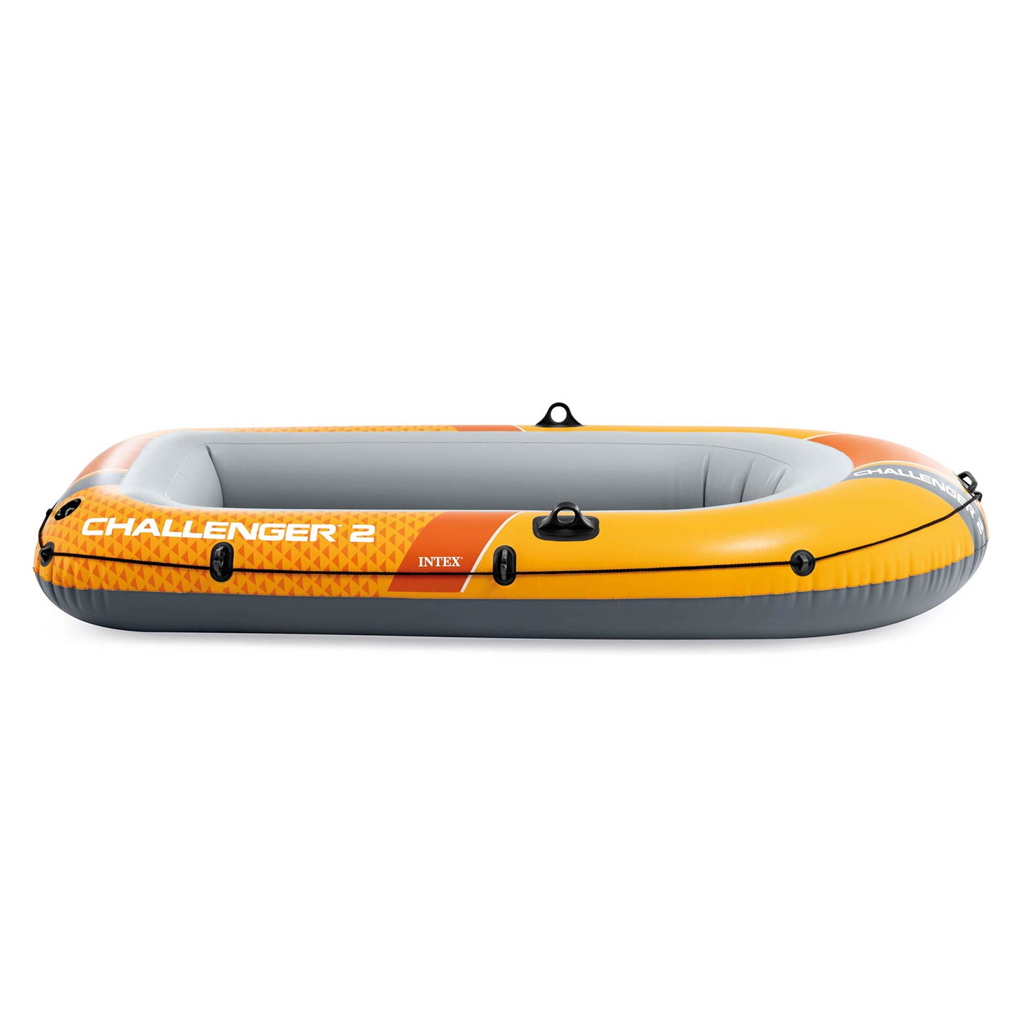 Ponton wędkarski Challenger 2os 200kg 236x114x41 cm pompka wiosła INTEX 66313
