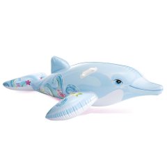 Zabawka dmuchana Delfin niebieski 175 x 66 cm INTEX 58535